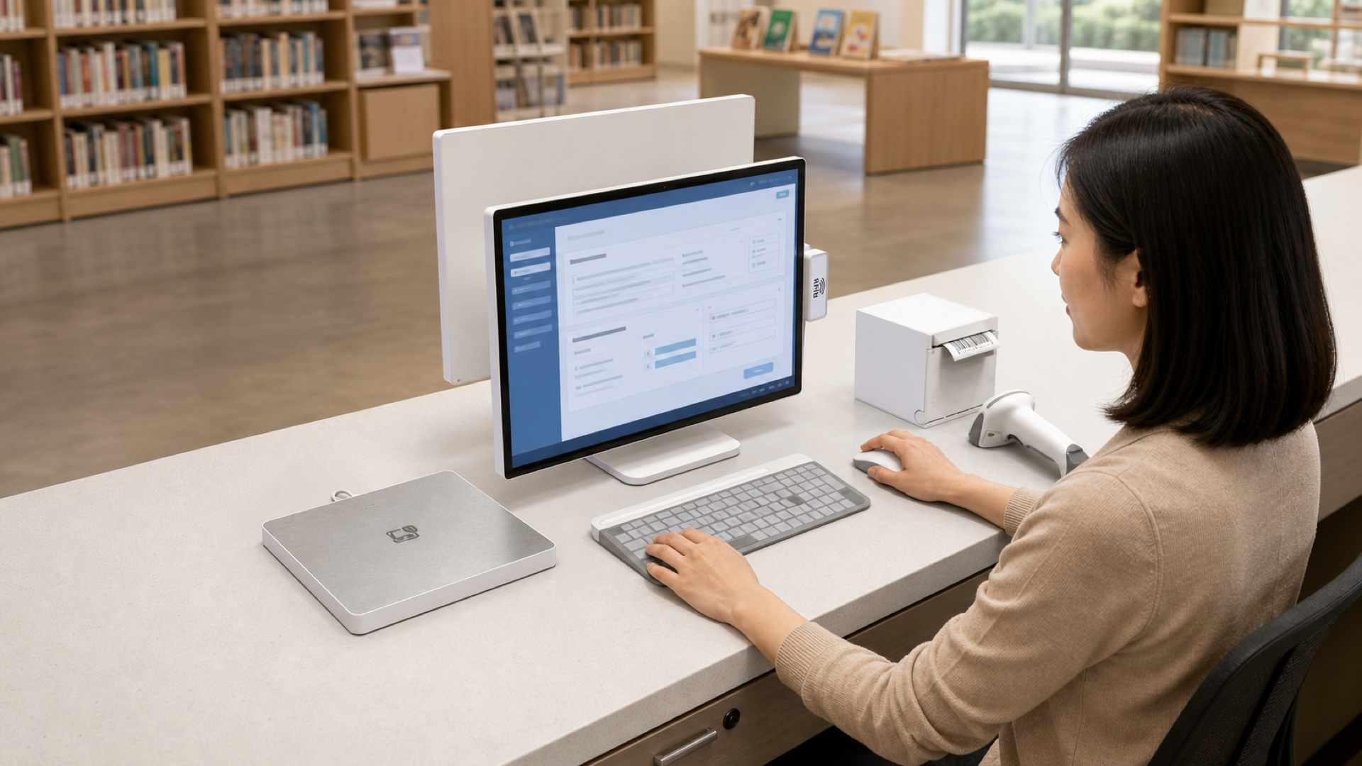 Workstation 在圖書館中的使用情境