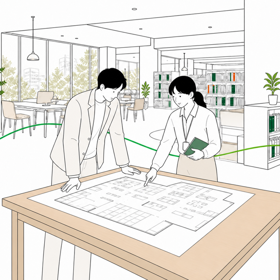 圖書館場域與設備規劃情境